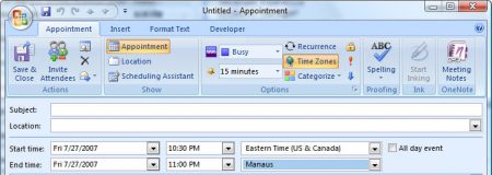 outlook mac adjusting for time zone